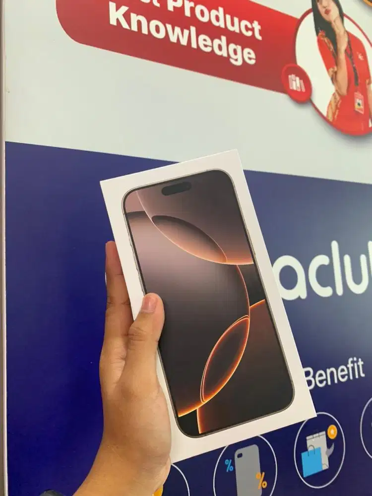 (NEW) iPhone 16 PRO 256GB Garansi resmi iBox