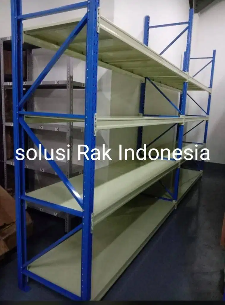 RAK SHELVING PREMIUM KAPASITAS 500KG PER LEVEL SHELVING POWDER COATING