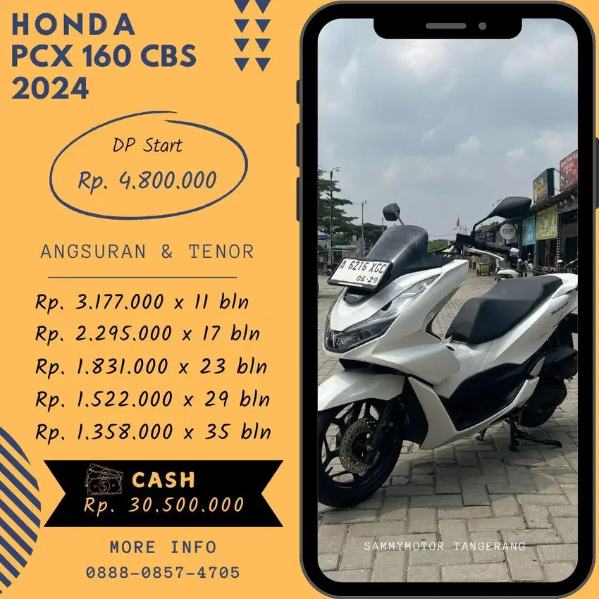 PCX 160 CBS 2024 KM LOW