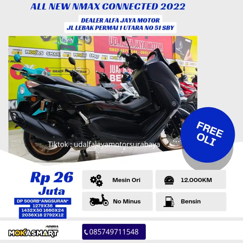 Harga Terjangkau ^ Yamaha NMax 155 Cbs th 2022