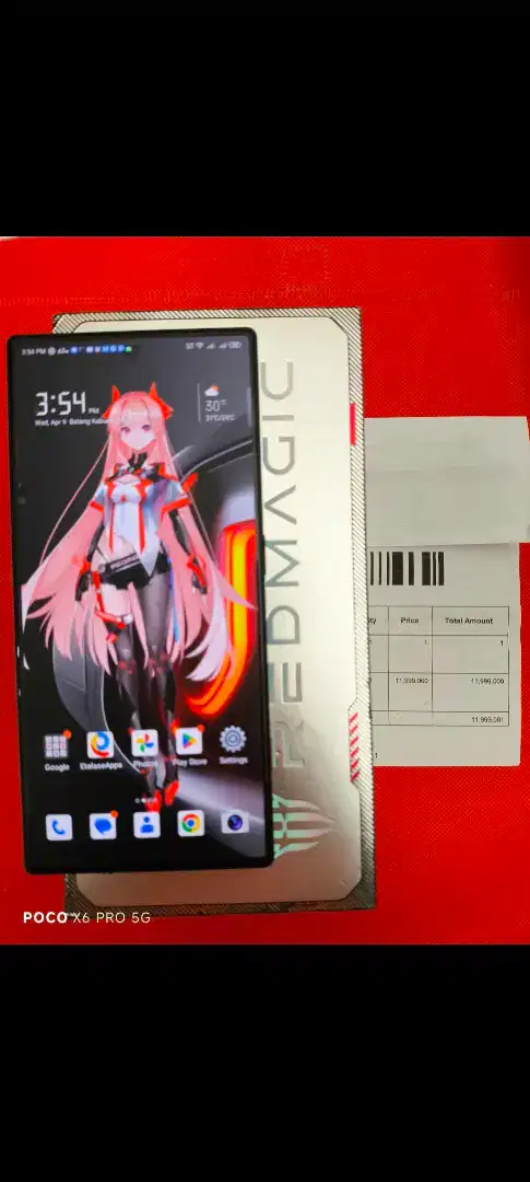 Nubia Red Magic 8s Pro 12+10/256 Gaming Phone