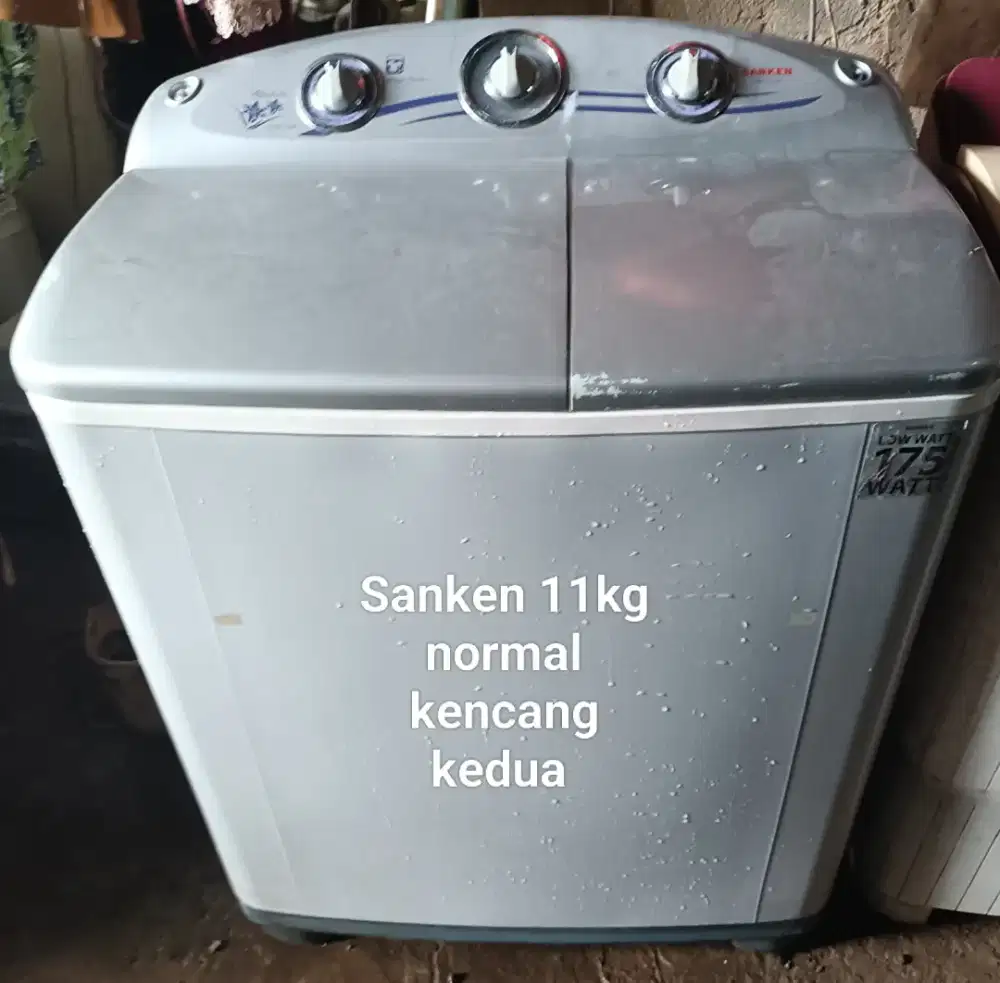 Mesin cuci Sanken 11kg normal kencang kedua