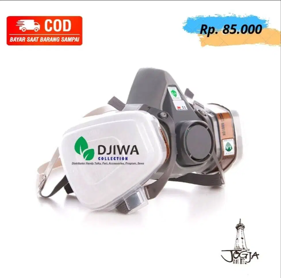 Masker Anti Polusi, Respirator Debu, Cat, Airbrush, New