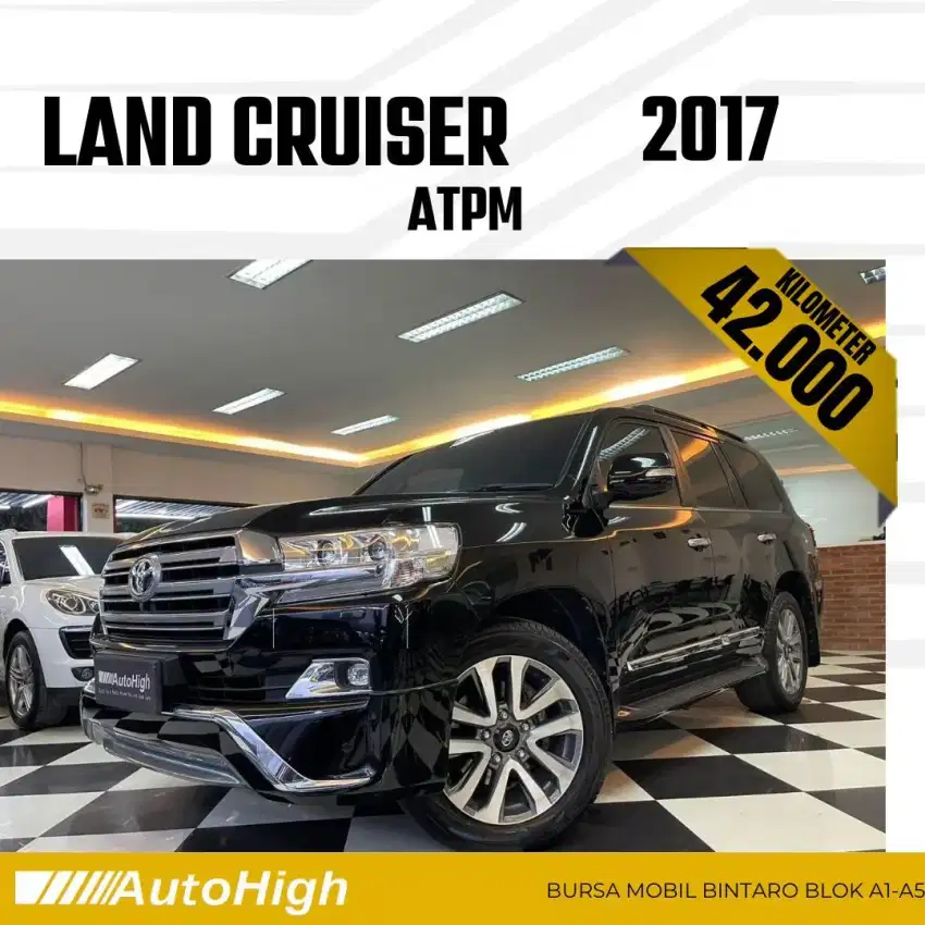 DP10% [Km42.000] Land Cruiser VX-R 2017 Black Reg 2016 #AUTOHIGH