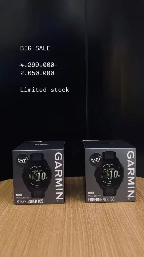 Garmin Forerunnuner 165 black