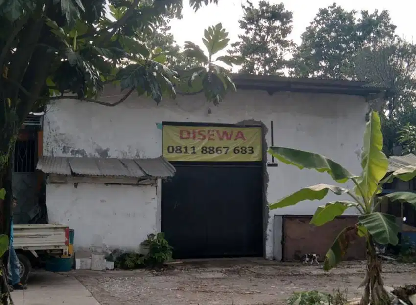 GUDANG / WORKSHOP Disewakan. Bisa untuk minimarket