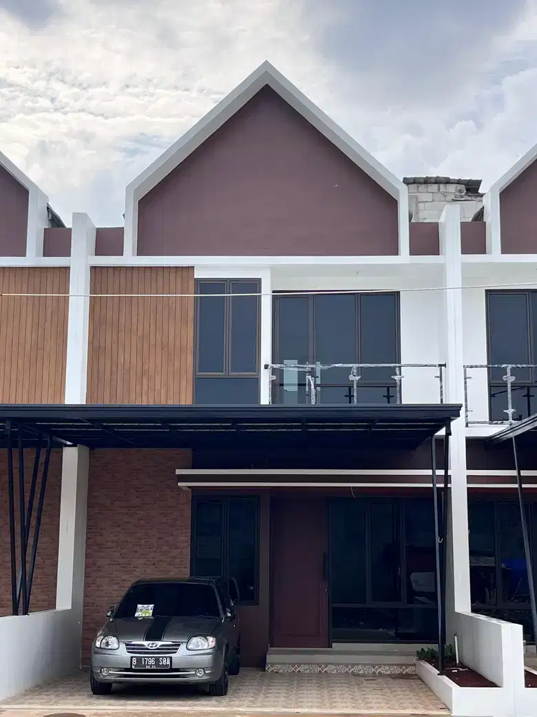 RUMAH 2 LANTAI SCANDINAVIAN DALAM CLUSTER ONE GATE Sistem SHM DKT TOL