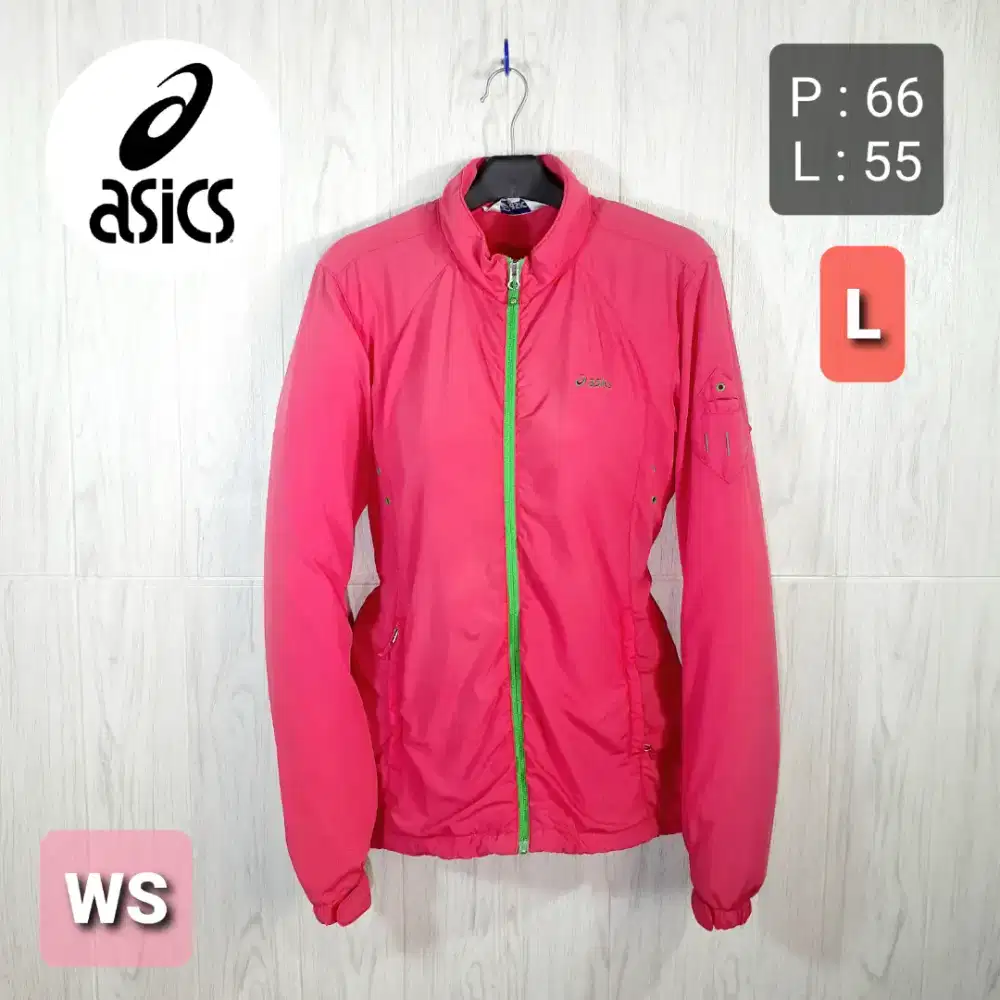 Jaket Olahraga Wanita ASICS Track Lite Windbreaker LariRunning Sepeda