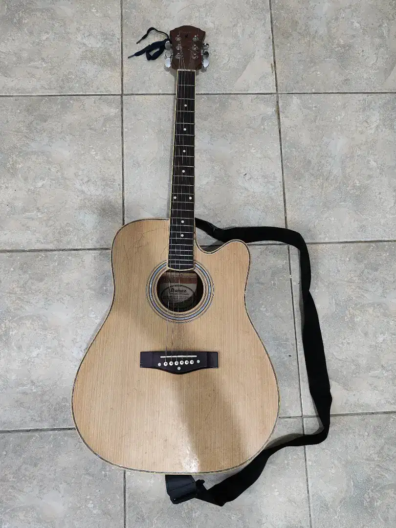 Jual gitar akustik Ibanez custom