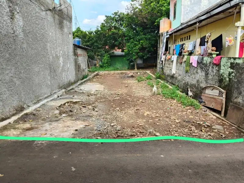 Tanah siap bangun Kp tipar Cimanggis Depok