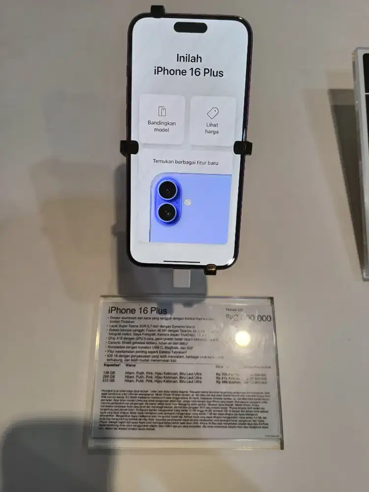 IPHONE 16 PLUS 256 GB