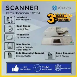 Scanner Folio Xerox DocuScan C3200A Bisa Folio Lewat ADF n Scan Ke USB