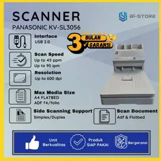 Scanner Folio Panasonic KV SL3056 High Speed Scan Hingga 45 PPM