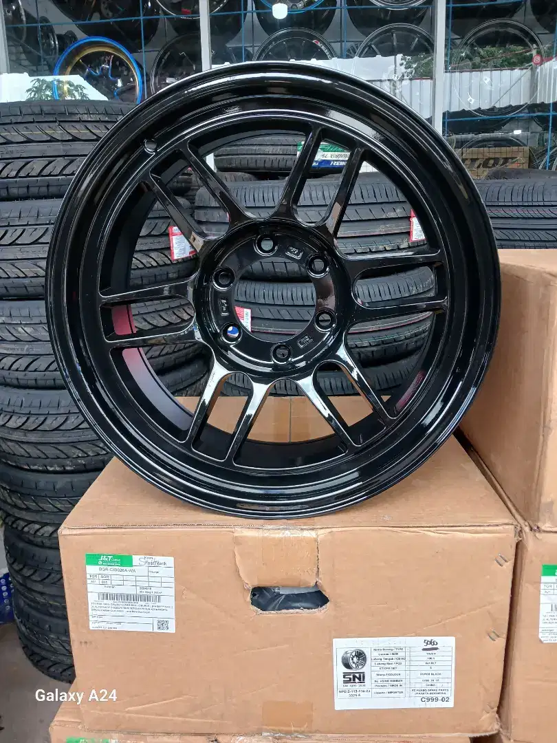 Enkei rpt1 ring 18 lebar 9 pcd 6x139,7 ET 5 flow forming 4pcs