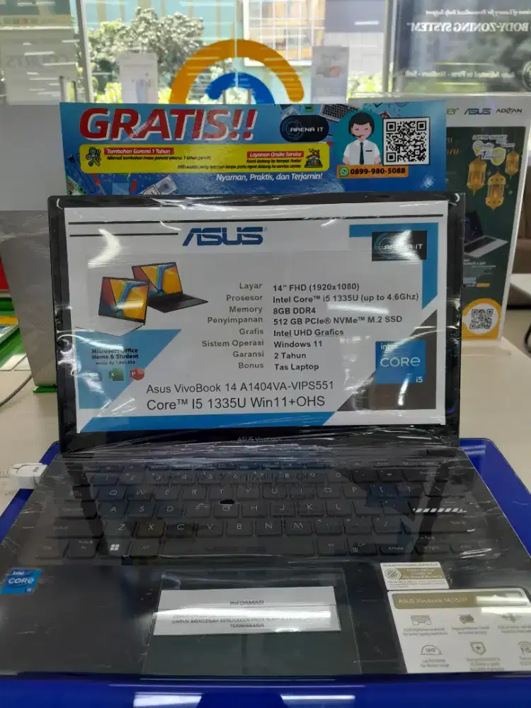 JUAL LAPTOP ASUS A1404VA-VIPS551/HP/LENOVO/ACER/ADVAN