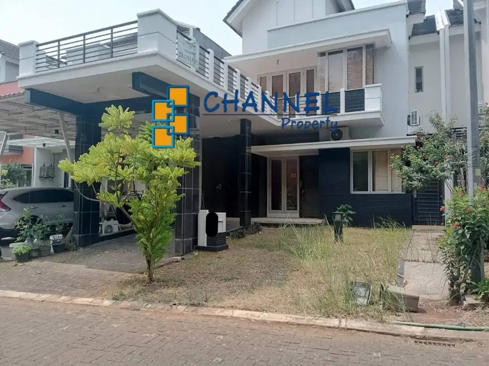 Jual Cepat Rumah Cluster Lokasi Strategis Delatinos Bsd Tangsel, Vn