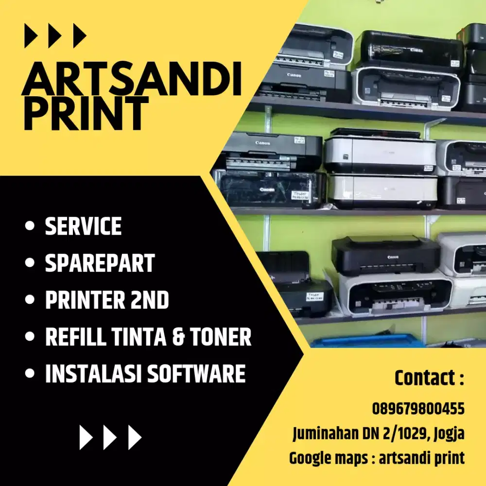Service Printer Laserjet Refill Tinta Toner Epson Canon Brother HP