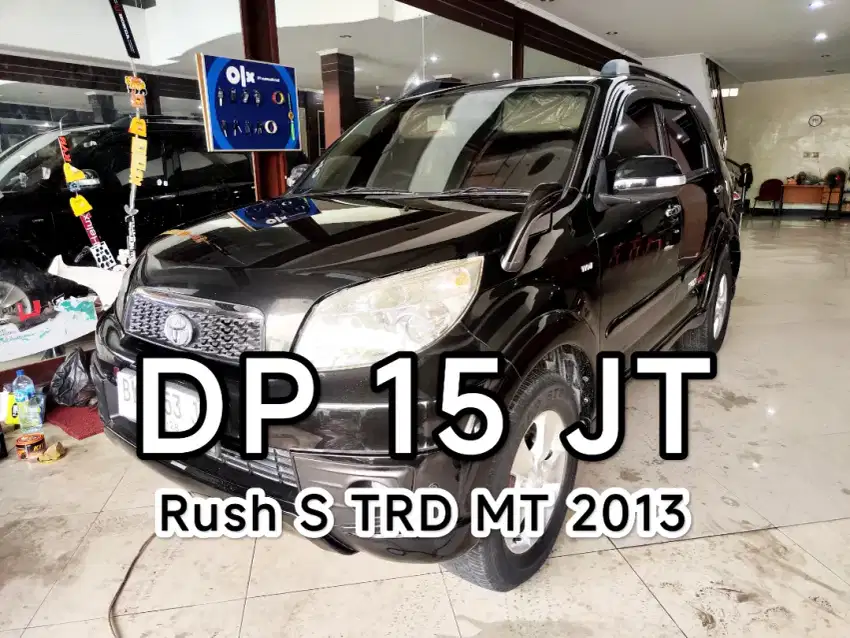 Rush TRD MT 2013 Hitam DP 15 JT