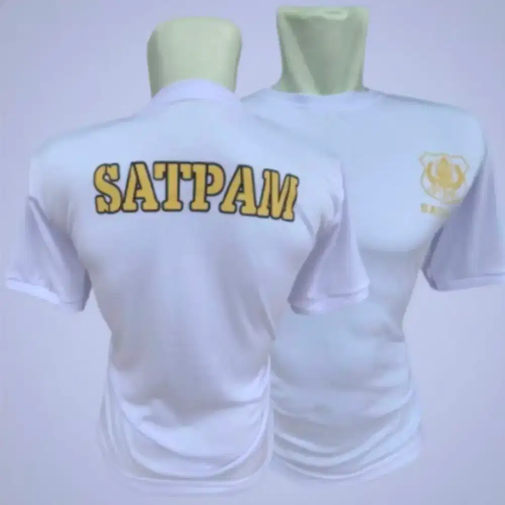 Kaos Satpam Putih