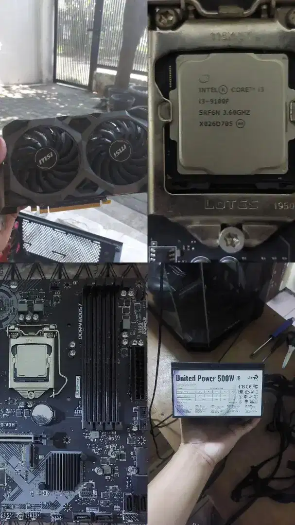 PC i3 9100f x RX 5500XT