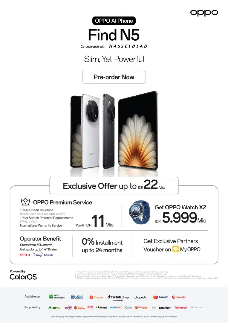 PRE-ORDER OPPO FIND N5 FOLD