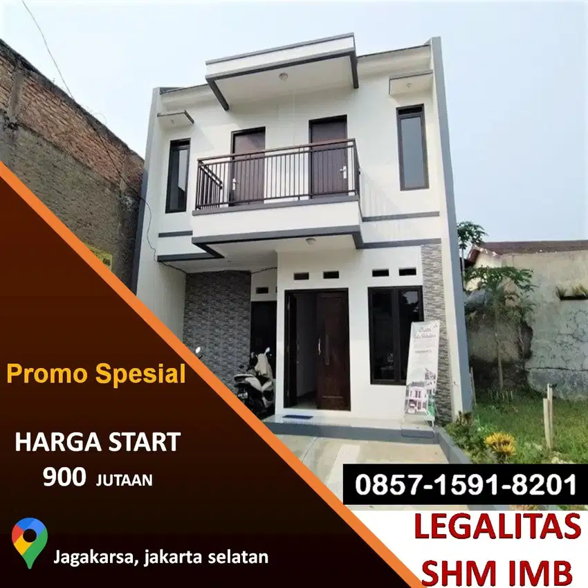 cluster 2 lantai Asri di Jagakarsa Jakarta dekat ke UI