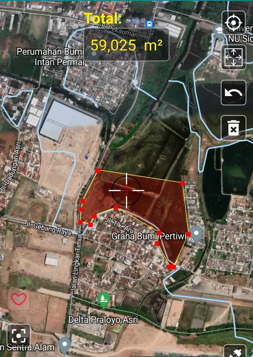 Tanah jarang ada di Lingkar Timur Sidoarjo
