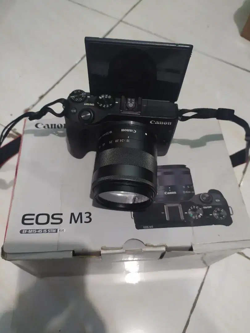 Mirrorless Canon M3 komplit dus