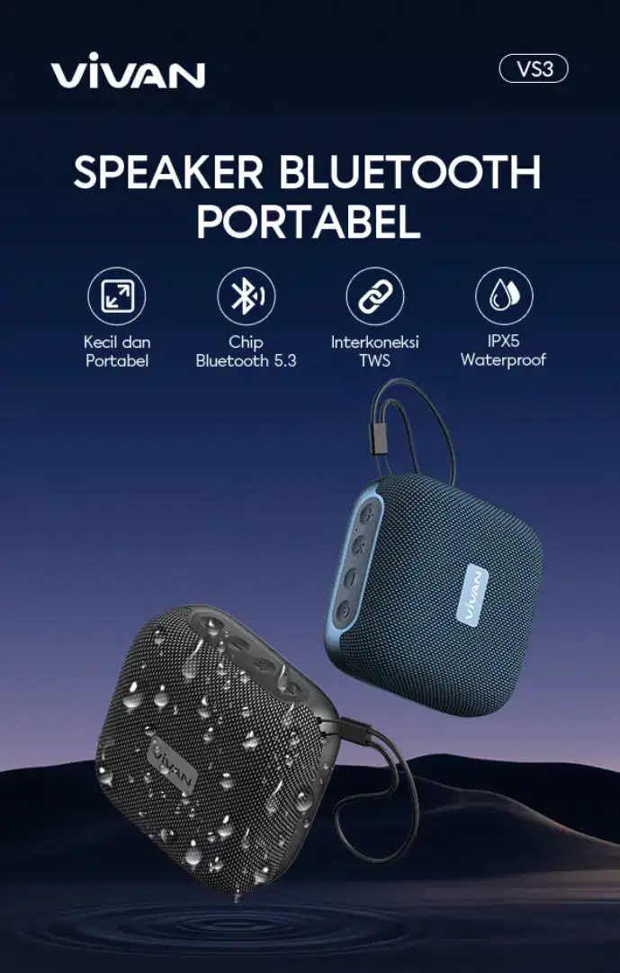 Bluetooth Speaker Vivan vs3