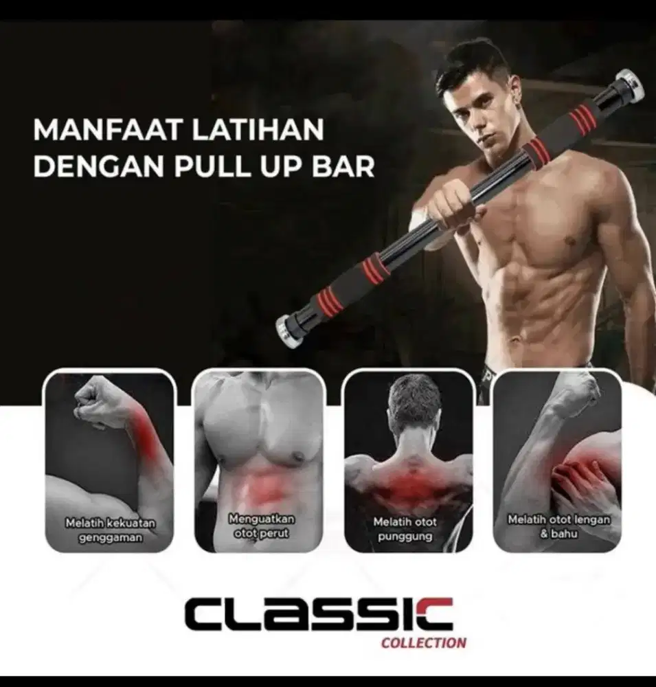 Door way gymbar alat bantu gym olahraga