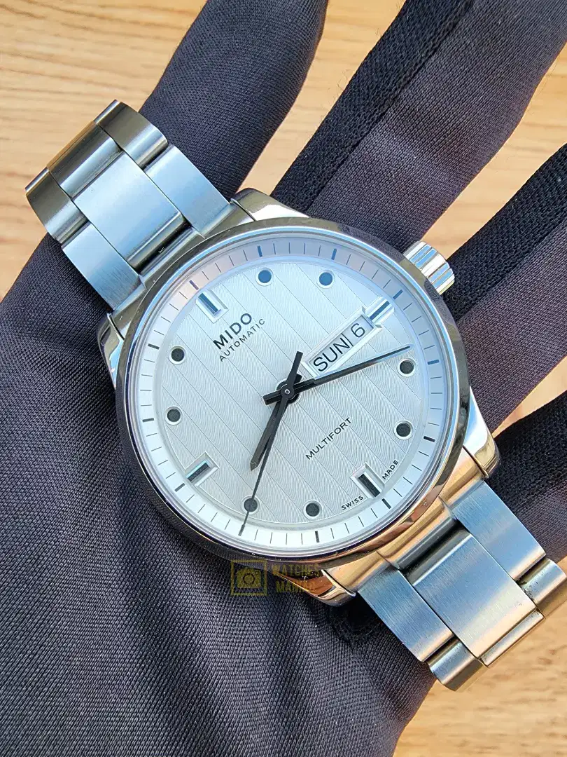 Jam Tangan Original Mido Multifort White Automatic Swiss Made with Box