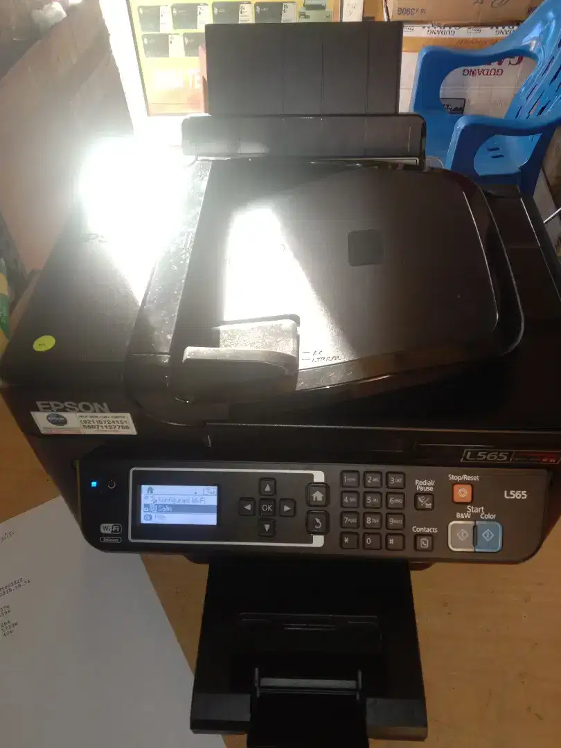 Printer Epson L 565 print scan copy adf dan wafi