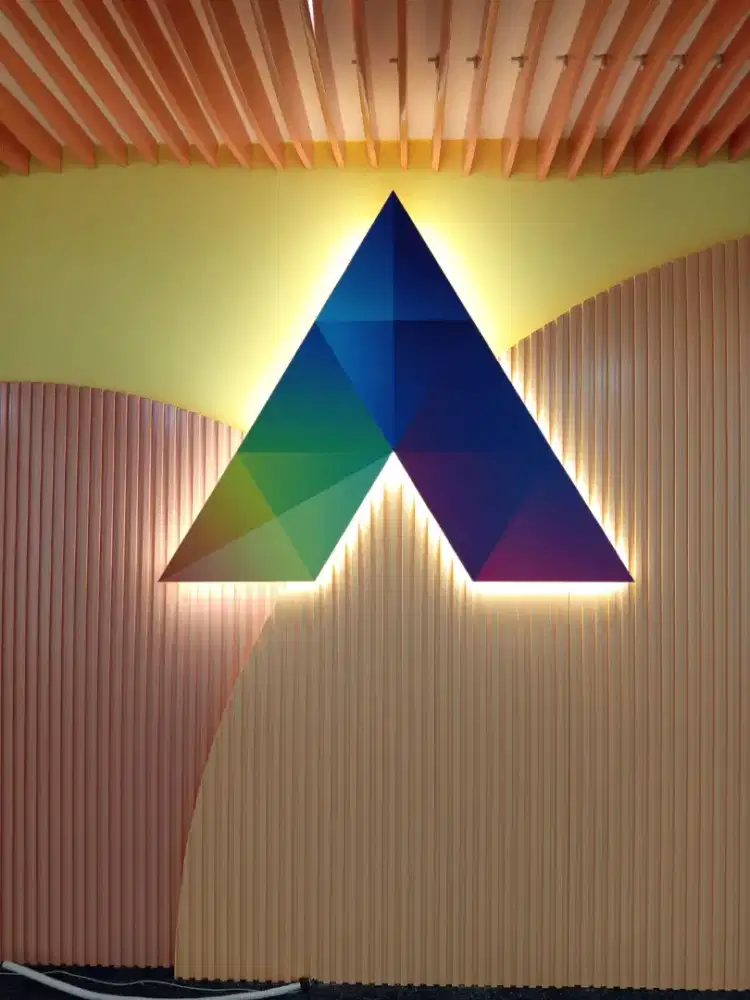 Huruf led, neon box acrylik