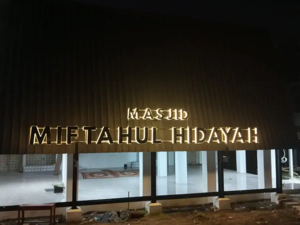 Huruf led acrylik custom, neon box