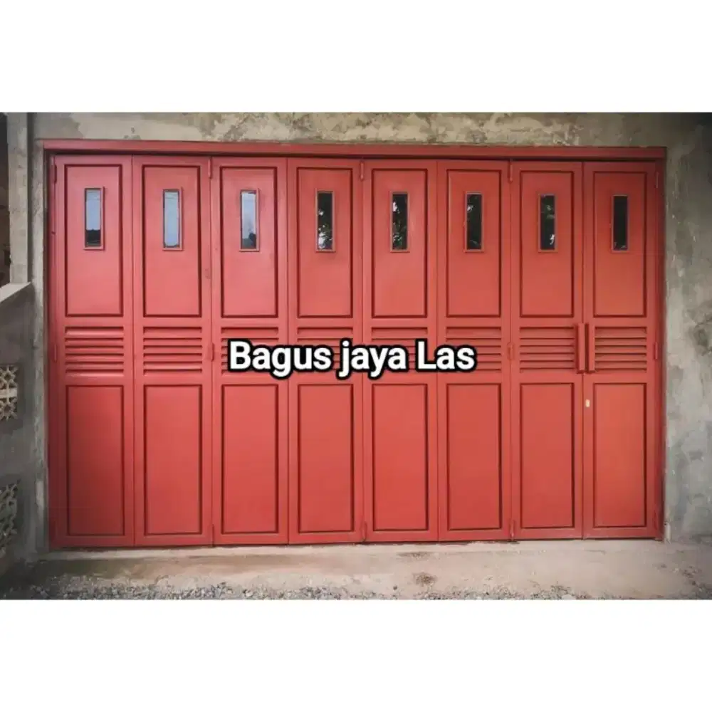 Pintu garasi minimalis