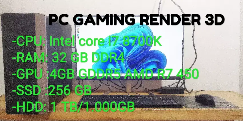PC GAMING i7 gen8 Fulset