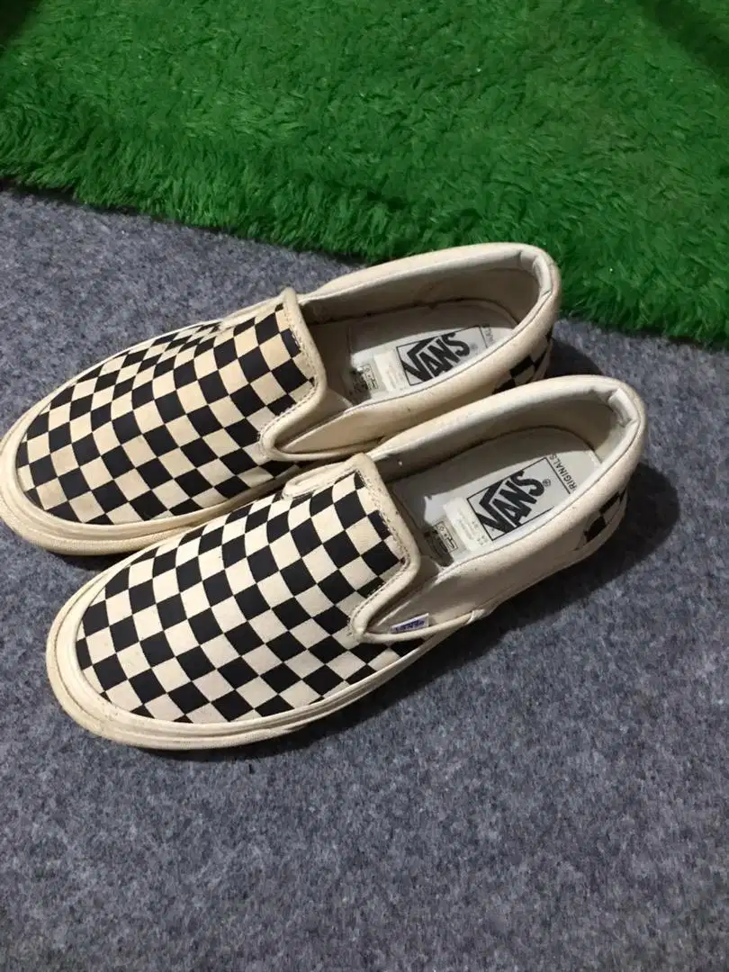 Vans Slip on Vault OG LX Checkerboard Original