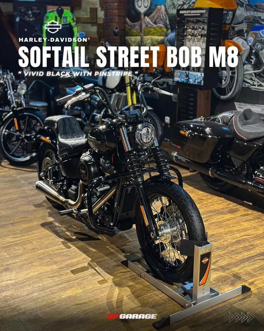H-D Softail Street bob M8 MY 2019 FP ATPM Low odo istimewa acc ++