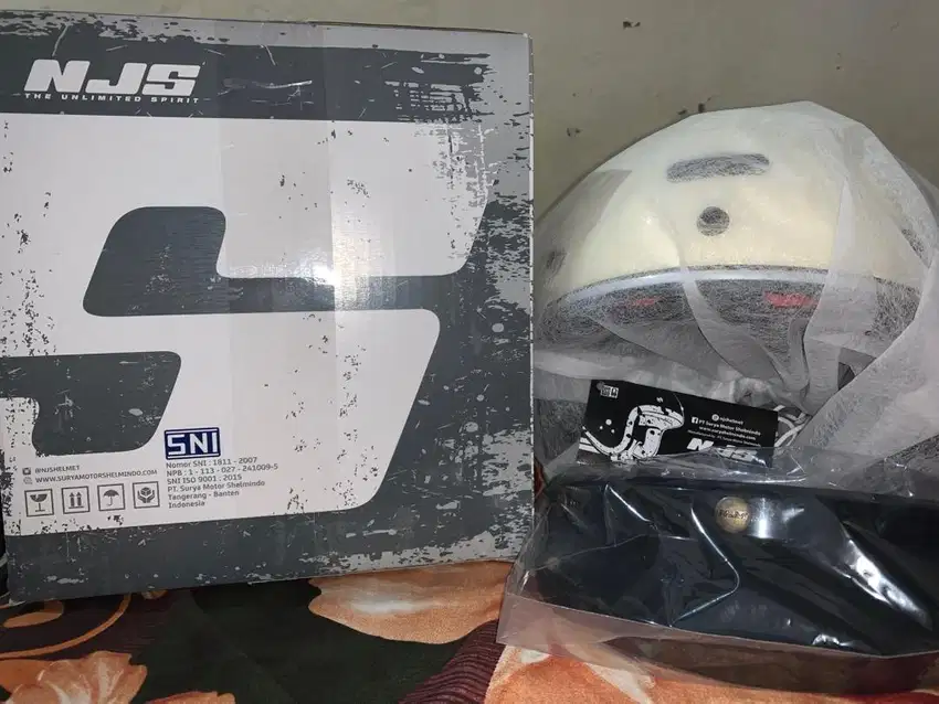 Helm Retro NJS NX2 Helm Half Face SNI