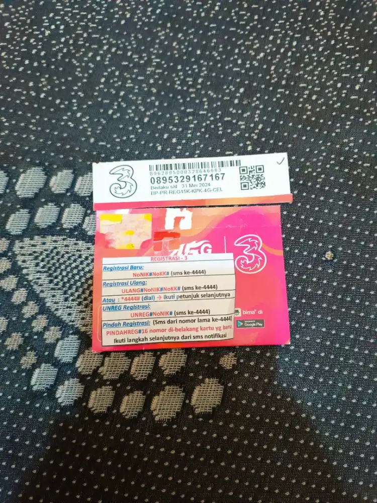 Nomor Cantik Three 3