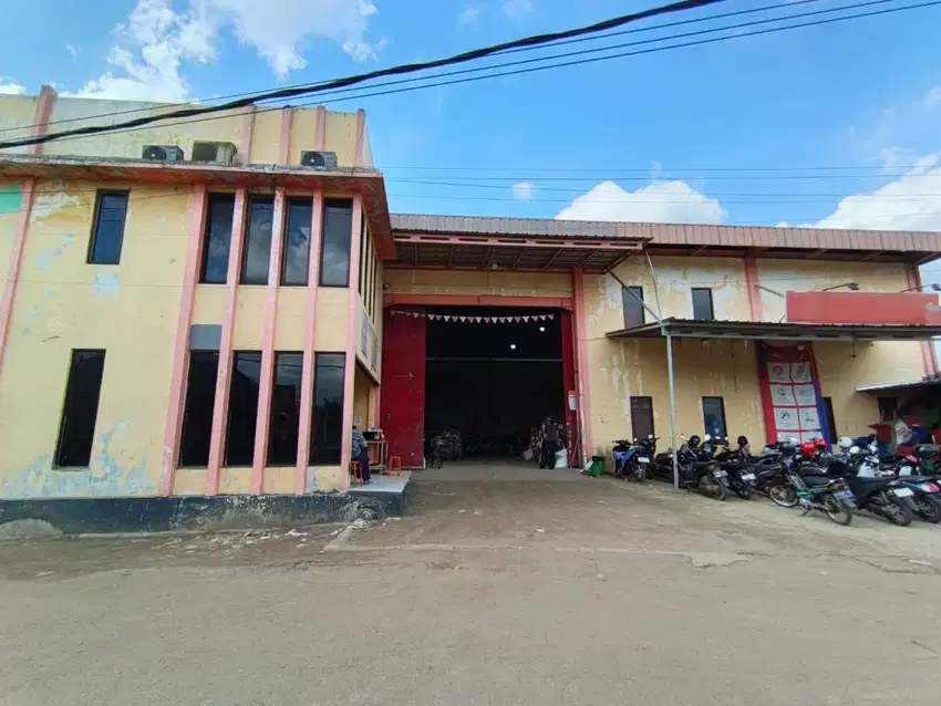DISEWAKAN  Gudang + Kantor 2 Lantai di Pasir Angin, Cileungsi, Ka