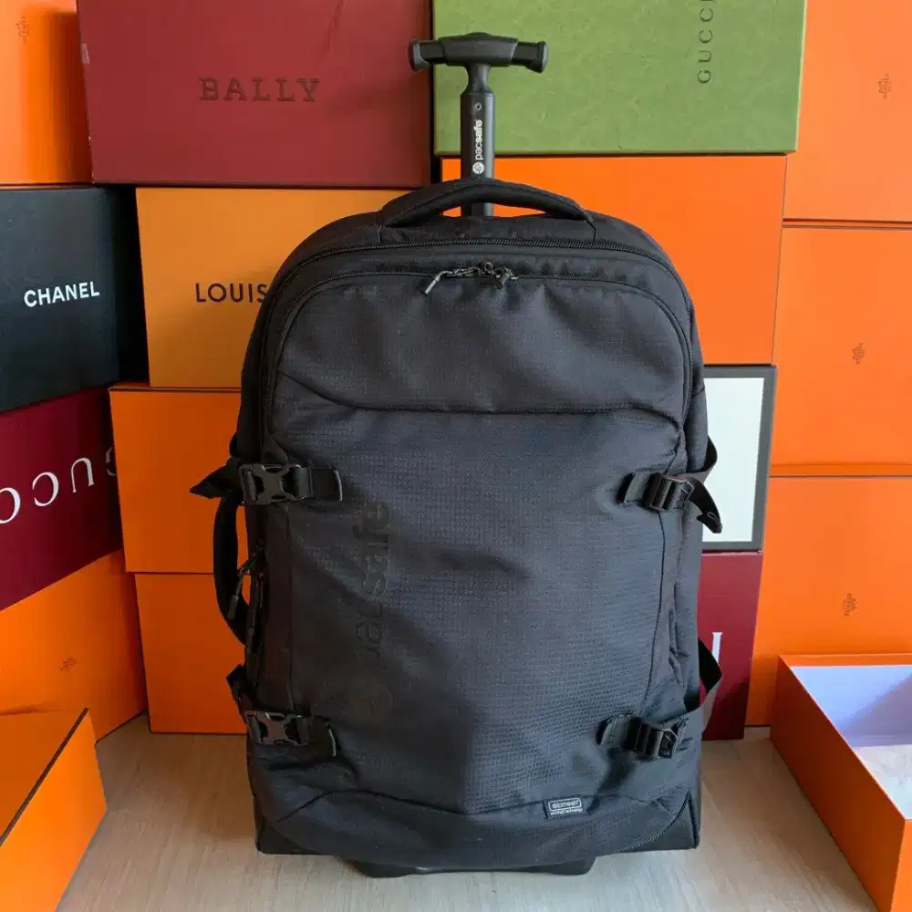 Pacsafe raise toursafe trolley wheeled luggage tas 24 original