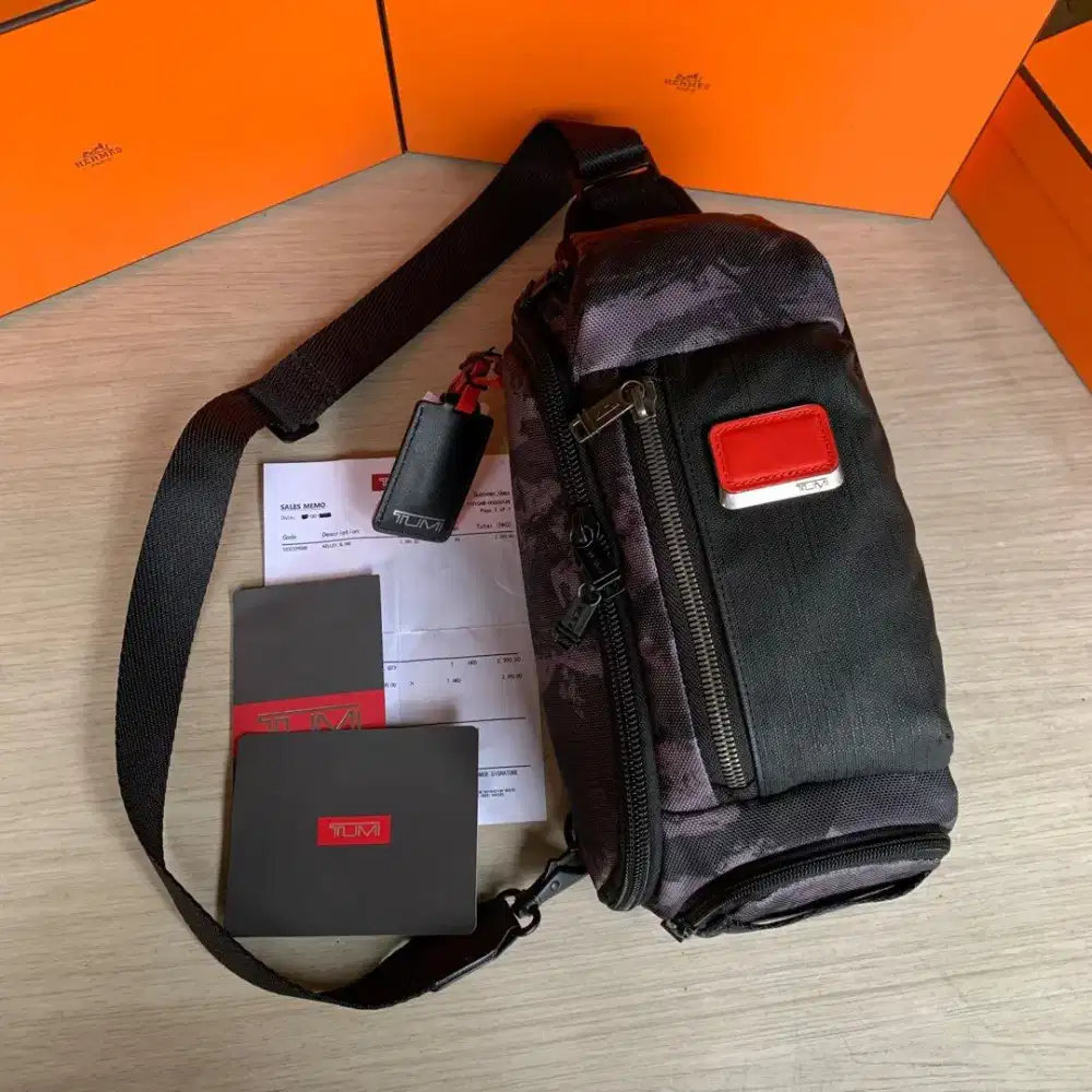 Tumi Alpha Bravo Kelley Camouflage original sling bag crossbody tas