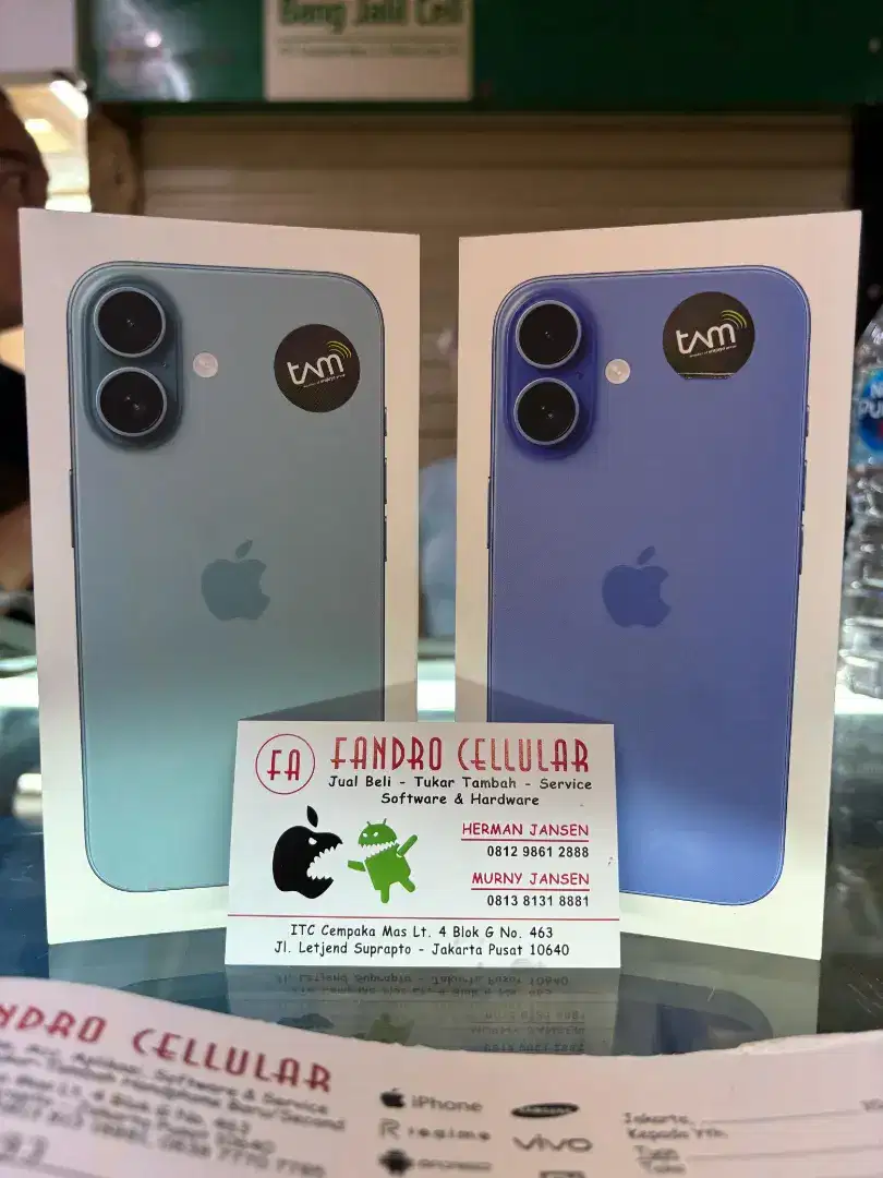 BNIB iphone 16 128 base Tam Ibox Paa