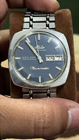 Kolektor items Mido TV Chronometer Blue Dial