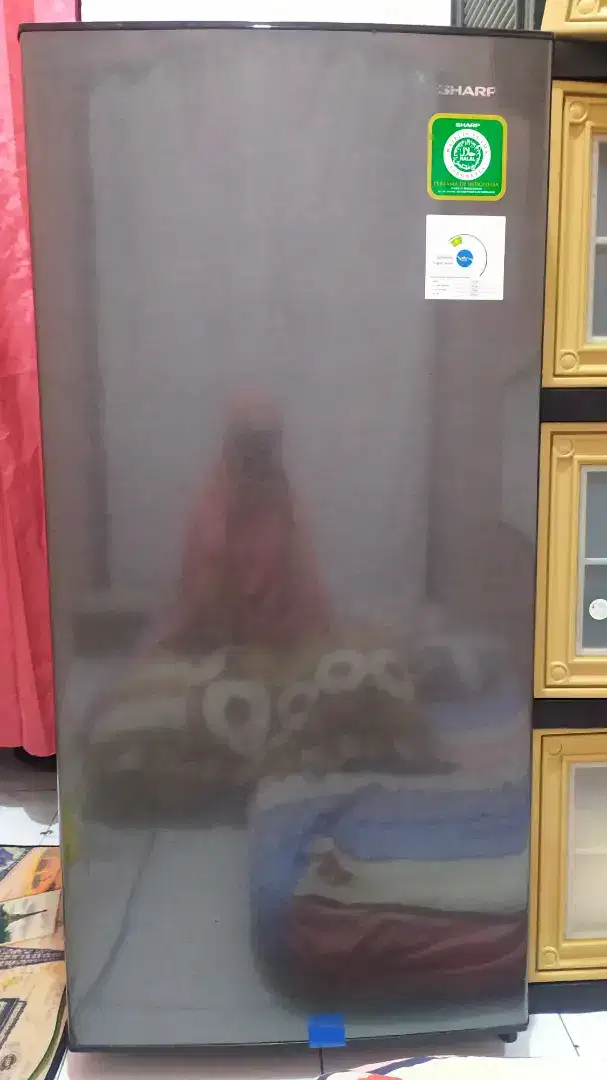 KULKAS SHARP, BARANG BARU DAN BARU PAKAI 1X ON SELL!