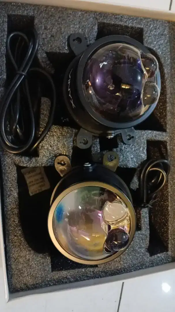Fog lamp biled universal 3 inci lensa 2 mata
