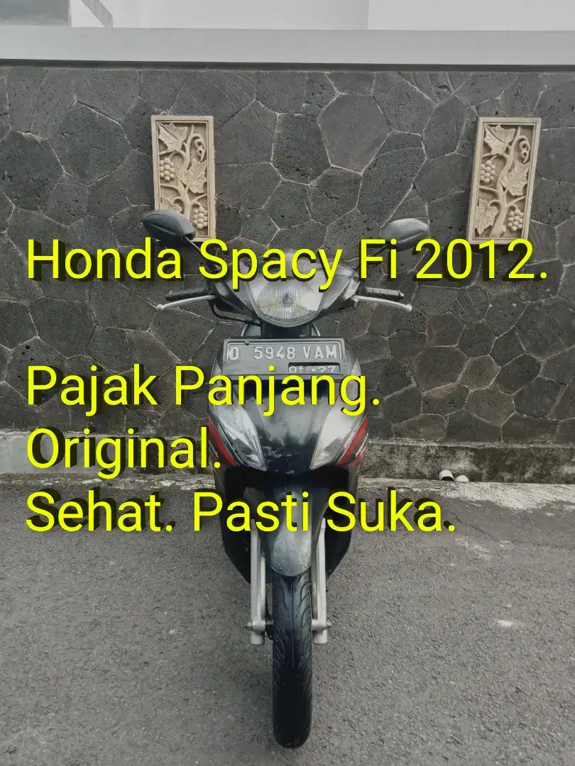 Spacy Fi 2012. Pajak Panjang. Lengkap. Standar. Mulus. Ori. Bisa TT