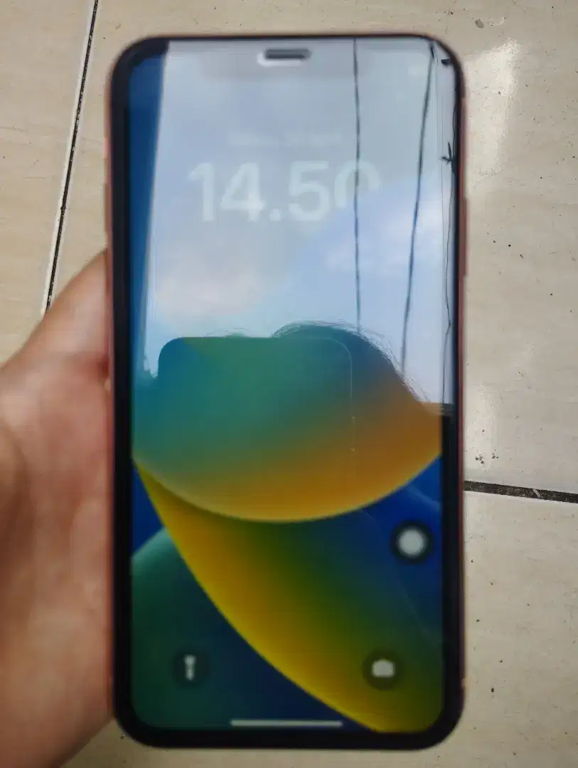 Iphone XR 128GB Icloud Sinyal Aman Face ID TrueTone OFF Baca Deskripsi