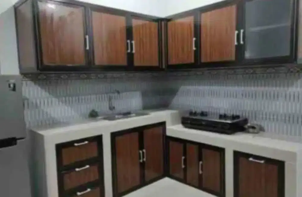 Kitchenset almunium acp ,anti rayap ,tahan air,yuuk order pasang